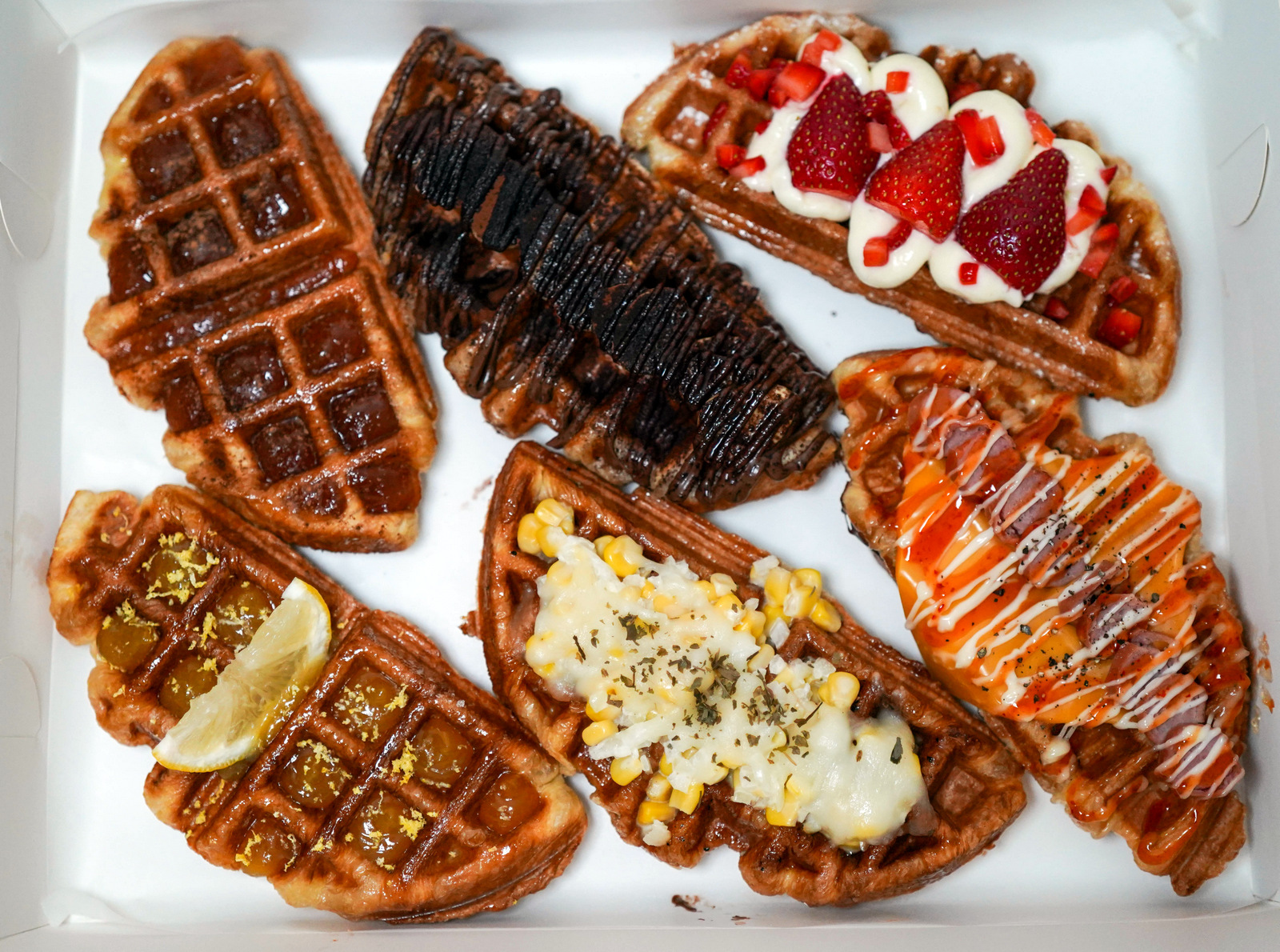 Cafe Seoul Forest signature croffles assortment